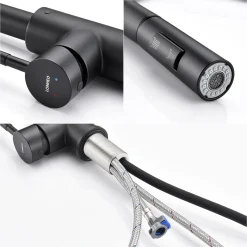 Auralum Edelstahl Küchenspüle 55 X 45 Cm Einbauspüle Für Ab 60 Cm Unterschrank, Dunkelgrau + Hochdruck Schwarz Küchenarmatur -Garten- & Gewächshäuser Geschäft f374ab363a44f525085f0dffaf65400a 3