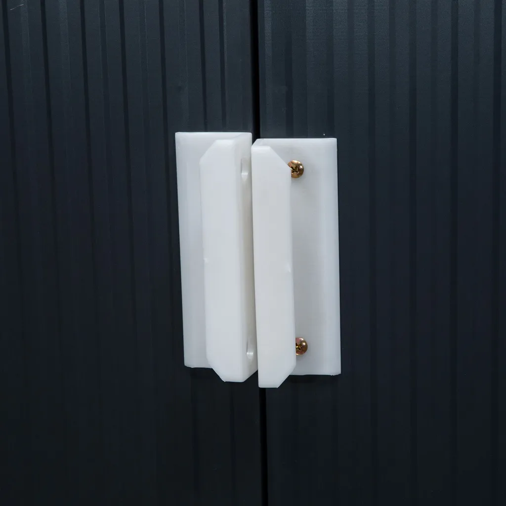 Outsunny Gerätehaus Mit Fundament Geräteschuppen Gartenhaus Garten Schuppen Metall Kohlegrau 213 X 130 X 185 Cm 6 Outsunny Gerätehaus Mit Fundament Geräteschuppen Gartenhaus Garten Schuppen Metall Kohlegrau 213 X 130 X 185 Cm – Bild 6