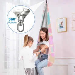 Topchances Kinderschaukel Hängematte, Indoor Therapieschaukel, Kuschelhängematte Für Kinder Mit ADHS, Asperger, Sensorische Integrationstherapie Double Layer Pod Schaukelstuhl -Garten- & Gewächshäuser Geschäft f3dd1526b0c30da04d1fd3186e4d68ff