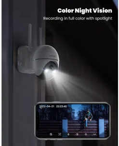 IeGeek 2K Kabellose Überwachungskamera Außen Akku Mit 32G SD-Karte, Wlan Kamera Outdoor Mit Farbnachtsicht 15m, PIR Bewegungsmelder, Personen/Autoerkennung, 2-Wege-Audio, IP65, Weiß 13 IeGeek 2K Kabellose Überwachungskamera Außen Akku Mit 32G SD-Karte, Wlan Kamera Outdoor Mit Farbnachtsicht 15m, PIR Bewegungsmelder, Personen/Autoerkennung, 2-Wege-Audio, IP65, Weiß -Garten- & Gewächshäuser Geschäft f43ee795b9da8ddb6930fcc241d37c70