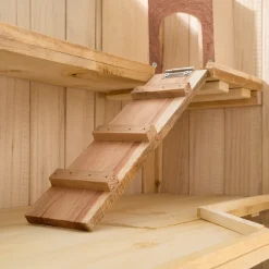 Tectake Nagerkäfig Aus Holz 95x50x50cm - Braun -Garten- & Gewächshäuser Geschäft f44771668ab1f6a239f71faf865bc339