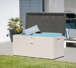 Lifetime Kunststoff Kissenbox "Harmony", Polsteraufbewahrung, 568 L Lichtgrau 72 X 151 X 70 Cm (L X B X H) 35 Lifetime Kunststoff Kissenbox "Harmony", Polsteraufbewahrung, 568 L Lichtgrau 72 X 151 X 70 Cm (L X B X H) -Garten- & Gewächshäuser Geschäft f4a355602aaa608f9ebc1af35e8a6097