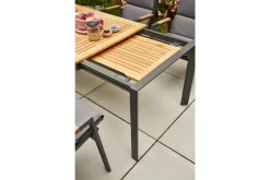 Siena Garden Zurigo Auszietisch 180/240x90cm Teakholz / Anthrazit -Garten- & Gewächshäuser Geschäft f4b37c1887859b368395fe5d478c7a79