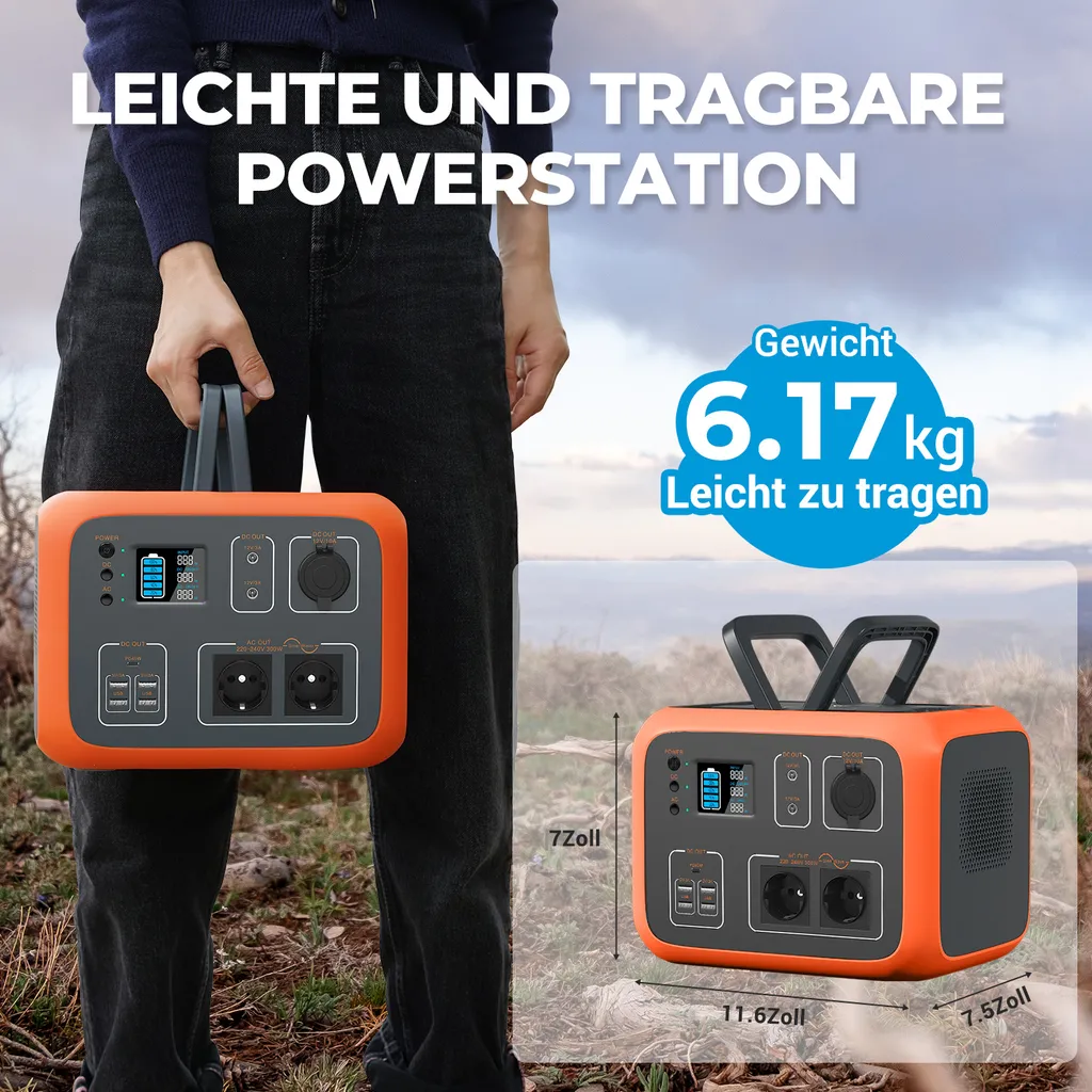 BLUETTI AC50S Solar Stromerzeuger 500Wh/300W Tragbarer Stromgenerator Mit 220V Steckdose Mobiler Stromspeicher Solar Generator Für Reise Camping Garten Wohnwagen Notstromaggregat 3 BLUETTI AC50S Solar Stromerzeuger 500Wh/300W Tragbarer Stromgenerator Mit 220V Steckdose Mobiler Stromspeicher Solar Generator Für Reise Camping Garten Wohnwagen Notstromaggregat – Bild 3