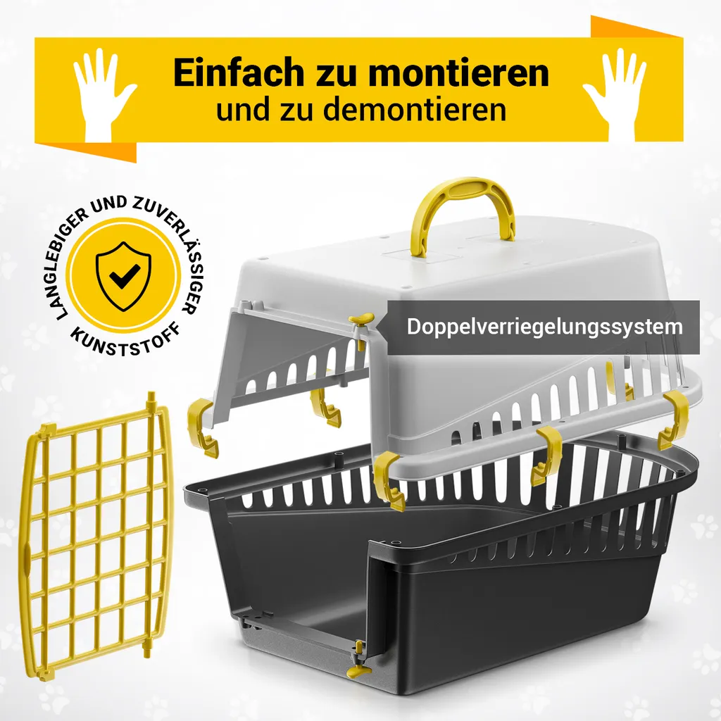 Huskl Transportbox Haustierbox Auto Zubehör Für Hunde Katzen Welpen Kaninchen Kleintiere 5 Huskl Transportbox Haustierbox Auto Zubehör Für Hunde Katzen Welpen Kaninchen Kleintiere – Bild 5