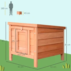 PawHut Kleintierstall Kleintierhaus Kleintierkafig Tierstall Mit Aufklappbares Asphaltdach Rampe Katzenhaus Tannenholz Natur+Grün 51 X 42 X 43 Cm 11 PawHut Kleintierstall Kleintierhaus Kleintierkafig Tierstall Mit Aufklappbares Asphaltdach Rampe Katzenhaus Tannenholz Natur+Grün 51 X 42 X 43 Cm -Garten- & Gewächshäuser Geschäft f53d6dc4dc9642de97416b85eded423c