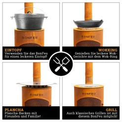 BonFeu Bongiano LP Rost Terrassenöfen -Garten- & Gewächshäuser Geschäft f5498da0814cafb53b1b64ff593f2e72