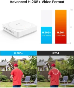 ZOSI 8CH 5MP Überwachungskamera Set Aussen, 8CH 2TB HDD DVR Mit 8 Wasserdicht 1920P Video Kamera CCTV System, Bewegungserkennung, 36M IR Nachtsicht -Garten- & Gewächshäuser Geschäft f56888c4c7dfdadaf1bfaf7c4628af5e