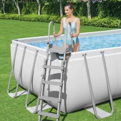 Bestway Flowclear 4-stufige Sicherheitsleiter 132 Cm -Garten- & Gewächshäuser Geschäft f59726972e899084fa9c6f267eb75d28