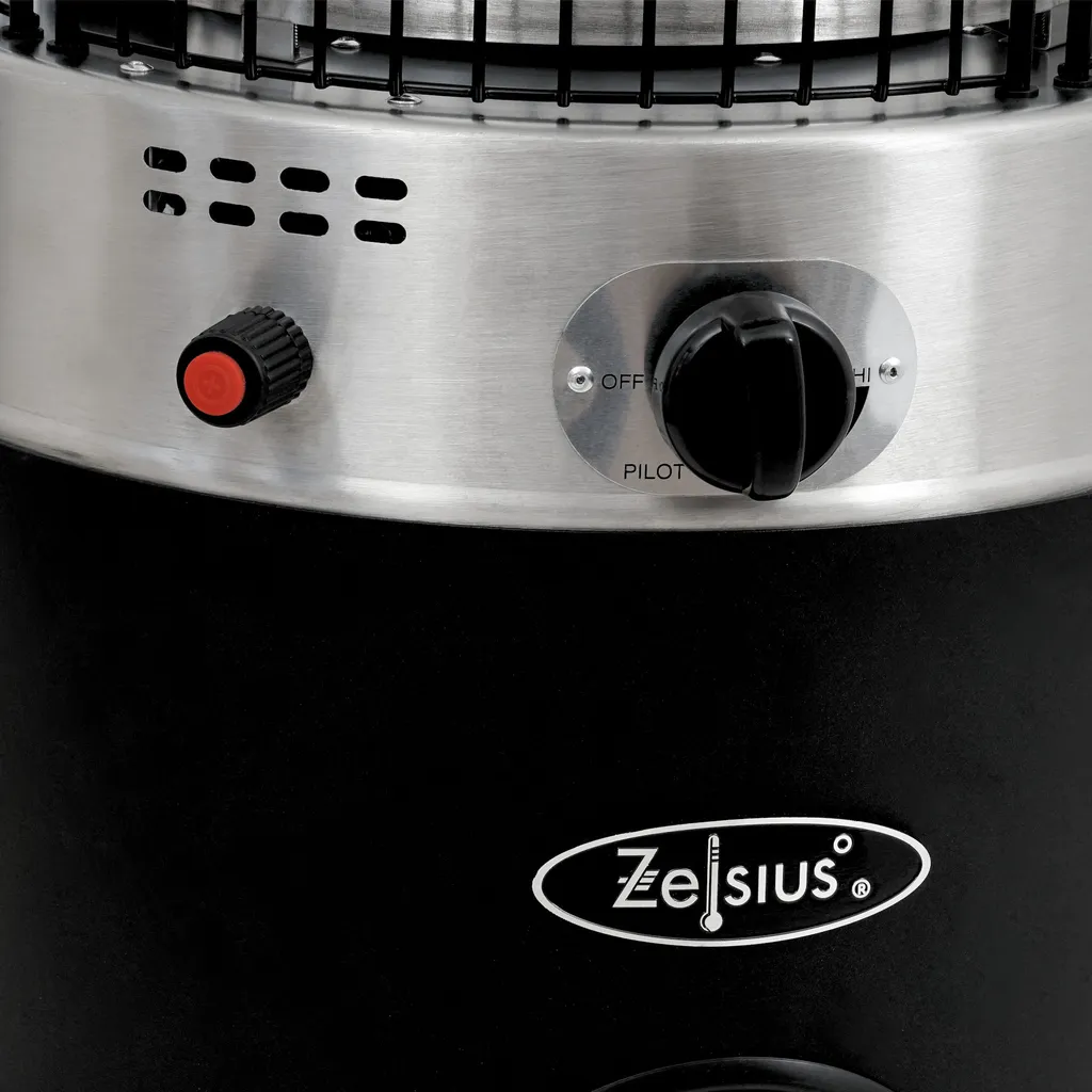 Zelsius Heizpilz Mit Glasröhre Davos | Ø 33 X (H) 175 Cm | 15 KW | Heizstrahler 5 Zelsius Heizpilz Mit Glasröhre Davos | Ø 33 X (H) 175 Cm | 15 KW | Heizstrahler – Bild 5