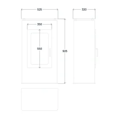 Noble Flame BONANZO [geschlossener Ethanolkamin] -Garten- & Gewächshäuser Geschäft f5ba63165fe080ccfa0aab76662fba99