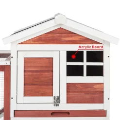 Merax Hasenstall Kaninchenstall Hasenkäfig Käfighaus Meerschweinchen Hutch Verstecken / Laufen Mit Linoleumdach 2-Tier, Rot 12 Merax Hasenstall Kaninchenstall Hasenkäfig Käfighaus Meerschweinchen Hutch Verstecken / Laufen Mit Linoleumdach 2-Tier, Rot -Garten- & Gewächshäuser Geschäft f5c230a81e02f88e54bf205ed37127d1