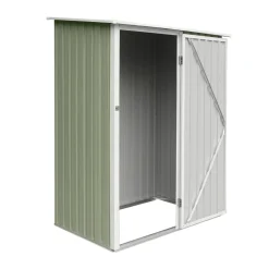 Svita HATTORO P80 Geräteschuppen Metall Gartenschrank Geräteschrank Metallschrank 130x80x186 Cm Hellgrün -Garten- & Gewächshäuser Geschäft f62685f6067e60ea8195b4bc718e1e80