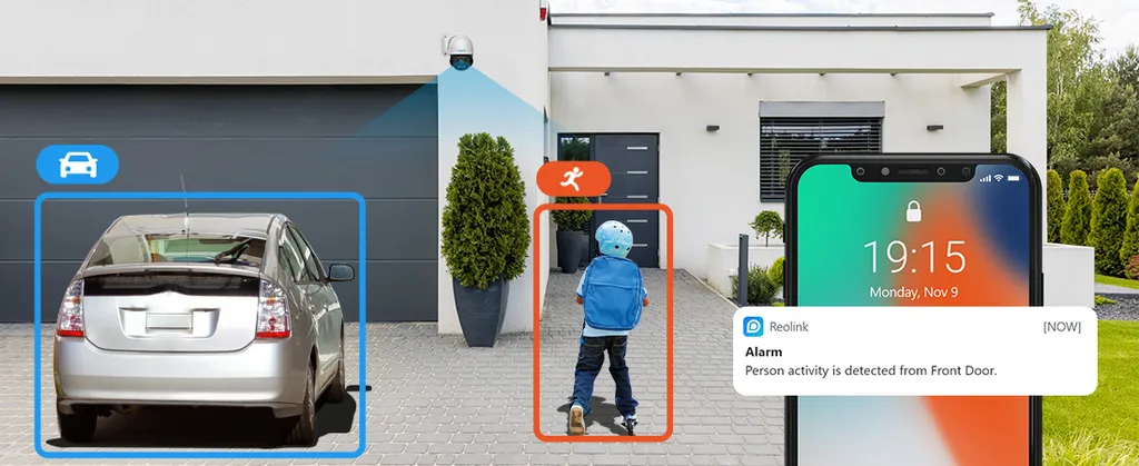 Reolink 4K PTZ PoE Überwachungskamera Aussen Mit Spotlight, Personen-/Fahrzeug-/Tiererkennung, 360° Schwenk 90° Neige, 5X Optischem Zoom, Farbnachtsicht, Auto-Tracking, 2-Wege-Audio, Outdoor IP Kamera, RLC-823A 20 Reolink 4K PTZ PoE Überwachungskamera Aussen Mit Spotlight, Personen-/Fahrzeug-/Tiererkennung, 360° Schwenk 90° Neige, 5X Optischem Zoom, Farbnachtsicht, Auto-Tracking, 2-Wege-Audio, Outdoor IP Kamera, RLC-823A – Bild 20