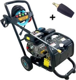 DeTecc. Hochdruckreiniger Benzin Motor 7 PS Max. 220 Bar Inkl. Dreckfräse Von DeTec.