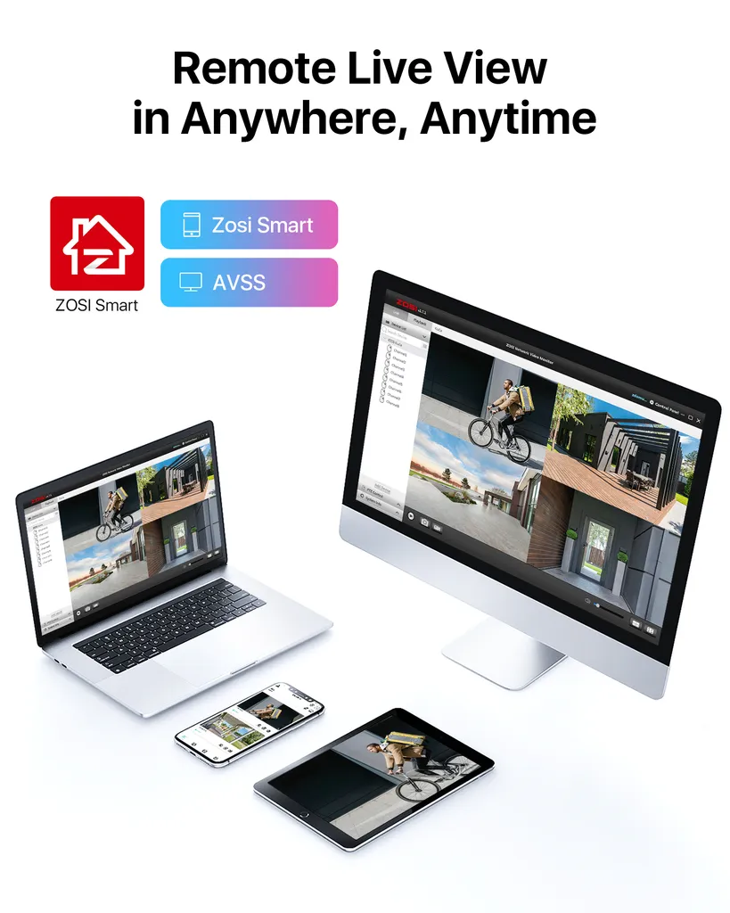 ZOSI 8CH 1080P HDMI DVR Recorder Mit 8x Outdoor 2.0MP Video Überwachungskamera System Ohne Festplatte 6 ZOSI 8CH 1080P HDMI DVR Recorder Mit 8x Outdoor 2.0MP Video Überwachungskamera System Ohne Festplatte – Bild 6