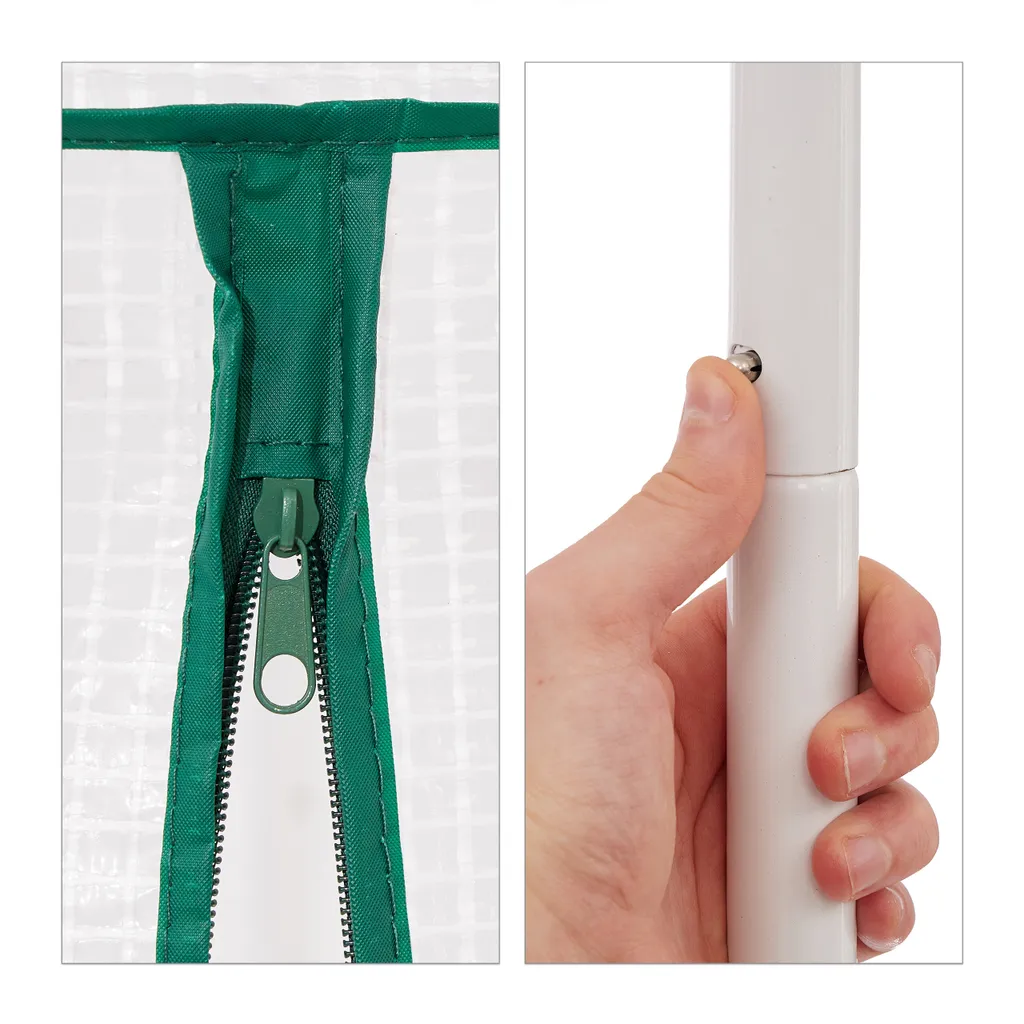 Relaxdays Gewächshaus Mit 2 Türen 9 Relaxdays Gewächshaus Mit 2 Türen – Bild 9