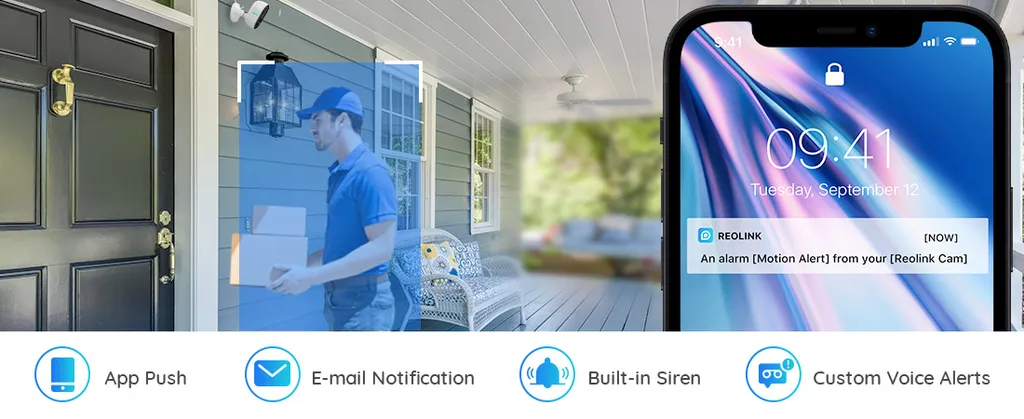 Reolink Lumus 1080P WLAN IP Überwachungskamera Außen Mit Spotlight, IR-Nachtsicht, Sirene Alarm, 2-Wege-Audio, PIR Bewegungserkennung, 128 Micro SD-Kartenslot, Cloudspeicherung, Weiß 14 Reolink Lumus 1080P WLAN IP Überwachungskamera Außen Mit Spotlight, IR-Nachtsicht, Sirene Alarm, 2-Wege-Audio, PIR Bewegungserkennung, 128 Micro SD-Kartenslot, Cloudspeicherung, Weiß – Bild 14