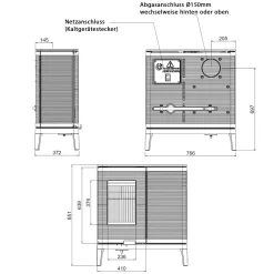 Invicta P619044, 230 V, 50 Hz, 766 Mm, 372 Mm, 851 Mm, 181 Kg -Garten- & Gewächshäuser Geschäft f7162f9e698b8ab8167daf602209e141