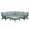 Garden Impressions Lounge Set Lincoln 4-teilig Carbon Black Mintgrau