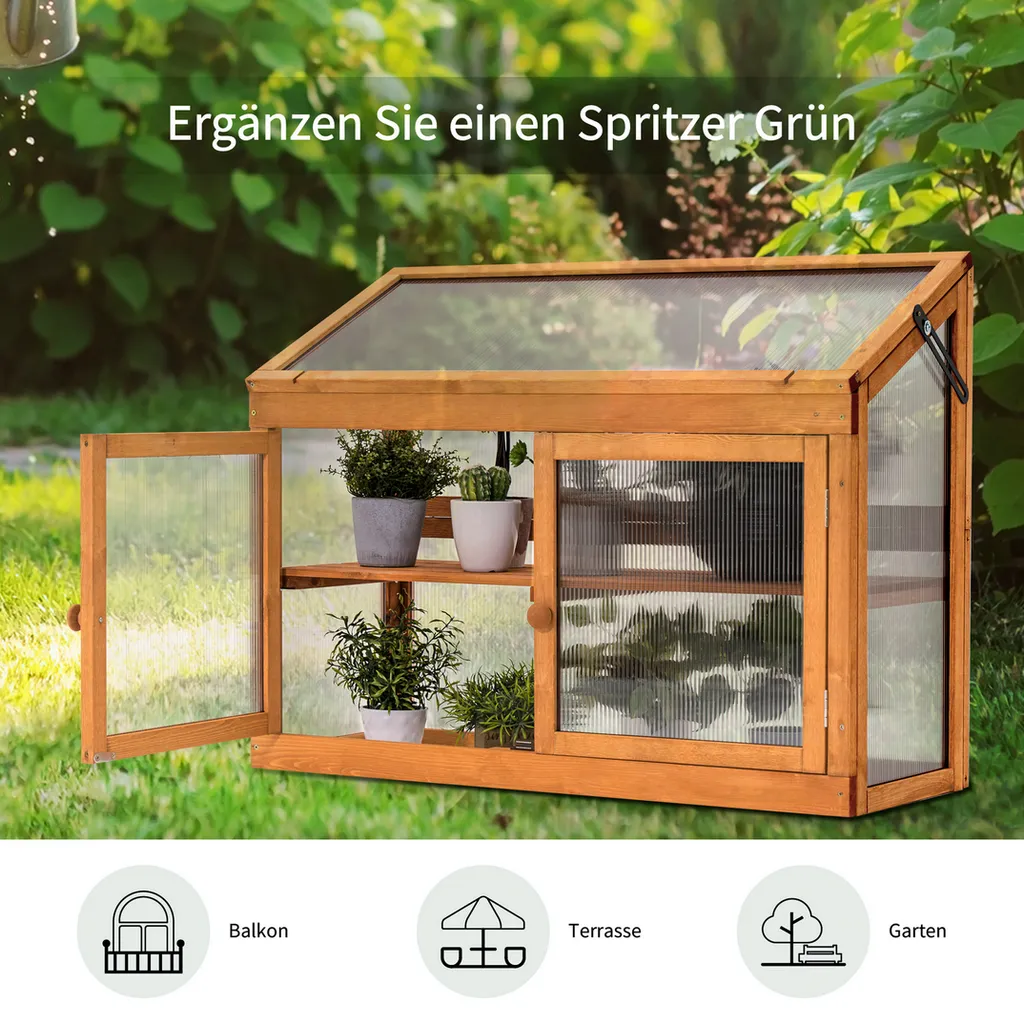 MCombo 2 Etage Höhenverstellbares Anlehngewächshaus Treibhaus Pflanzenhaus Holz 0160 11 MCombo 2 Etage Höhenverstellbares Anlehngewächshaus Treibhaus Pflanzenhaus Holz 0160 – Bild 11