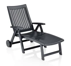 Kettler Garden Kettler Roma Gartenliege Auf Rollen Anthrazit