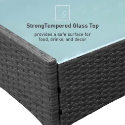 EINFEBEN Gartenmoebel-sets Poly Rattan Balkonmoebel Sitzgruppe Schwarz Langlebig Lounge Set Mit 2-er Sofa, Singlestuehle, Tisch Und Sitzkissen… -Garten- & Gewächshäuser Geschäft f882e9d9e8ab07d9c2c7c1f1b911bab4