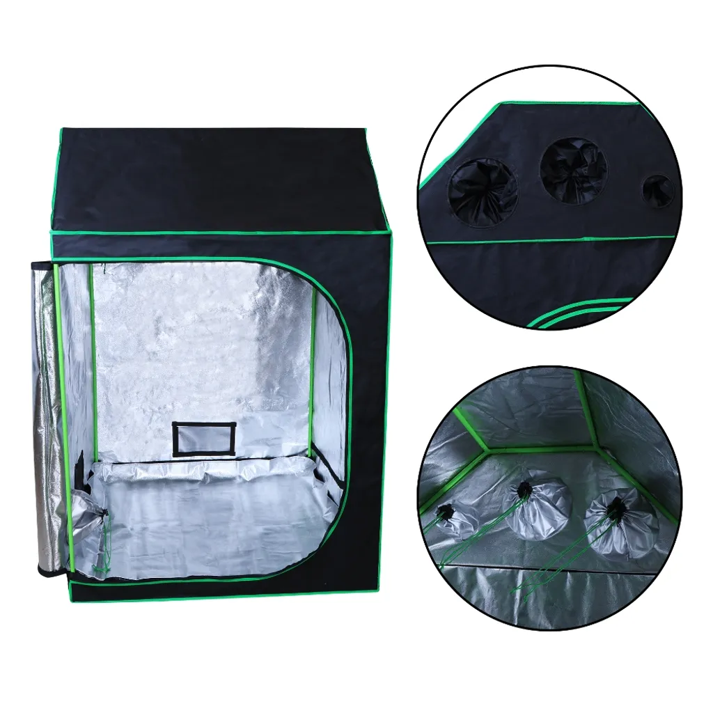 Mucola Growbox Gewächshaus Schwarz Grün Indoor Pflanzenzelt Zuchtzelt Dachschräge Zuchtschrank Grow Tent Frühbeet Zimmergewächshaus Growschrank Growroom 4 Mucola Growbox Gewächshaus Schwarz Grün Indoor Pflanzenzelt Zuchtzelt Dachschräge Zuchtschrank Grow Tent Frühbeet Zimmergewächshaus Growschrank Growroom – Bild 4