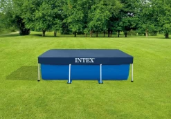Intex Family Pool - 220x150x60 Cm - Metal Frame - Stahlrahmen - Blau - Mit Zubehör -Garten- & Gewächshäuser Geschäft f8c4dad0cc6a46fa95357310e616b7d3