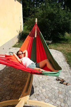 MacaMex Hängematte Mit Gestell Siesta Grande + Brasil Premium Bahia Hängematte -Garten- & Gewächshäuser Geschäft f8d64c875a46187c549cffefd740b23e