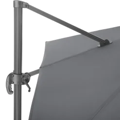 Tectake Sonnenschirm Ampelschirm 424cm Mit Fußpedal - Grau -Garten- & Gewächshäuser Geschäft f929aa52b97a0c6e60781073abb1b77e