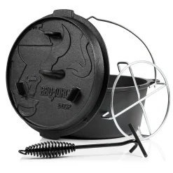 BBQ-Toro 11-teiliges Dutch Oven Set Mit Dutch Oven Grill "DOKING", 9 QT Dutch Oven Und Zubehör -Garten- & Gewächshäuser Geschäft f9b8e1f4279960089aee98b7a117cea1