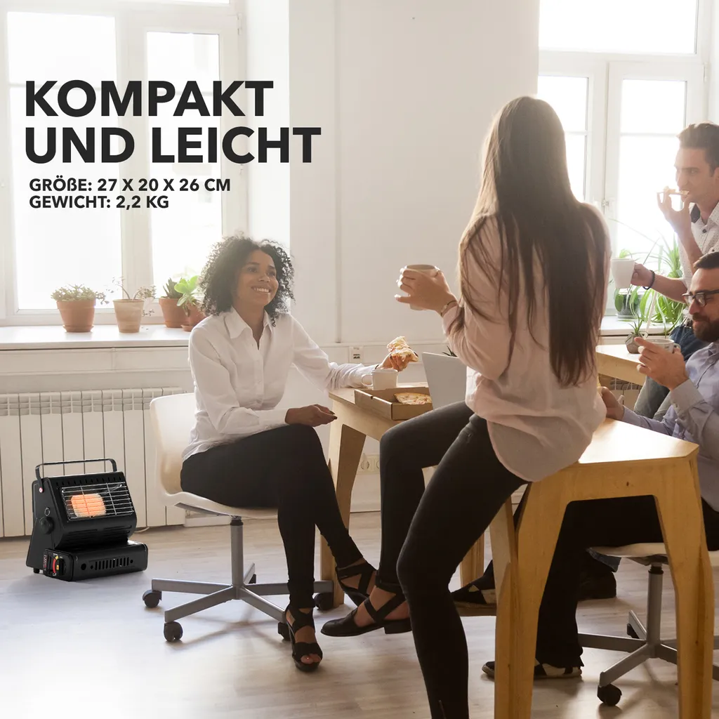 West & East GmbH Tragbare Gasheizung 1,3 KW Für Outdoor, Zeltheizung, Mobile Gasheizung, Camping Heizung, Gasheizer, Gas Heizungen, Gasstrahler, Campingheizer, Mini Gasheizung, Heizstrahler Ohne Gaskartusche 6 West & East GmbH Tragbare Gasheizung 1,3 KW Für Outdoor, Zeltheizung, Mobile Gasheizung, Camping Heizung, Gasheizer, Gas Heizungen, Gasstrahler, Campingheizer, Mini Gasheizung, Heizstrahler Ohne Gaskartusche – Bild 6