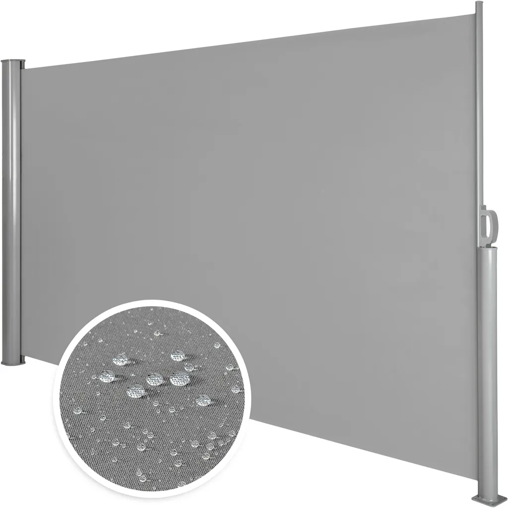 Tectake Aluminium Seitenmarkise Ausziehbar Mit Aufrollmechanismus - 200 X 300 Cm, Grau 6 Tectake Aluminium Seitenmarkise Ausziehbar Mit Aufrollmechanismus - 200 X 300 Cm, Grau – Bild 6
