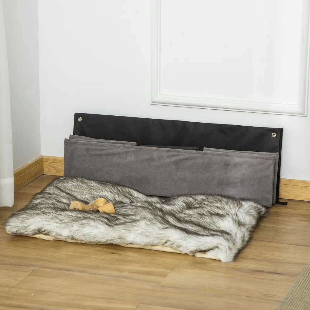 PawHut Haustiersofa Katzensofa Hundematte Hundecouch Hundebett Mit Kissen Indoor Modernes Sofa Für Kleine Hunde Weich Gepolstert Waschbarer Bezug Kiefernholz Grau 81 X 56 X 23,5 Cm 9 PawHut Haustiersofa Katzensofa Hundematte Hundecouch Hundebett Mit Kissen Indoor Modernes Sofa Für Kleine Hunde Weich Gepolstert Waschbarer Bezug Kiefernholz Grau 81 X 56 X 23,5 Cm – Bild 9