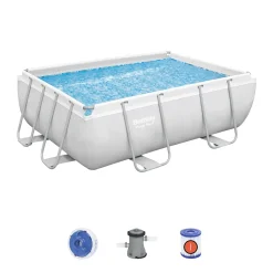 Bestway 56629 Power Steel Rechteckig Aufstellpool 282x196x84cmGestalten: Rechteckig, Maße: 0 - 2,99 M, Filterpumpe: 58381 15 Bestway 56629 Power Steel Rechteckig Aufstellpool 282x196x84cmGestalten: Rechteckig, Maße: 0 - 2,99 M, Filterpumpe: 58381 -Garten- & Gewächshäuser Geschäft fa1ee67a1c3fc4a93dfd57a0e7498dcc