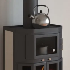 EEK A Kaminofen Mit Backfach+Herdplatte Victoria Taro 2F, Schwarz – 9,53 KW -Garten- & Gewächshäuser Geschäft fa37077ab466424cf5ac5a72e2b9d1c8