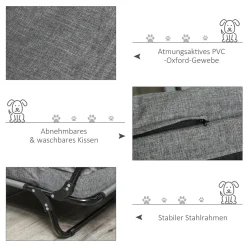 PawHut Hundesofa 2 In 1 Haustiersofa Und Hundeliege Katzensofa Erhöhtes Hundebett Schlafplatz Für Katzen Hunde Abnehmbar Oxfordstoff Grau 80 X 59 X 36 Cm 15 PawHut Hundesofa 2 In 1 Haustiersofa Und Hundeliege Katzensofa Erhöhtes Hundebett Schlafplatz Für Katzen Hunde Abnehmbar Oxfordstoff Grau 80 X 59 X 36 Cm -Garten- & Gewächshäuser Geschäft fa44cb924d399a8804e892ae1e857f25
