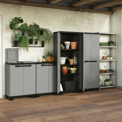 Keter Lagerschrank Mit Böden Planet Grau Und Schwarz -Garten- & Gewächshäuser Geschäft fa58c0942bb4408ebc7e755b30a7a7b0