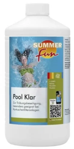 Summer Fun - Pool Klar - Trübungsentferner Für Alle Pools Mit Kartuschenfilter, 1 Ltr. -Garten- & Gewächshäuser Geschäft faafeb3f3a24ca94890795d246cfe801