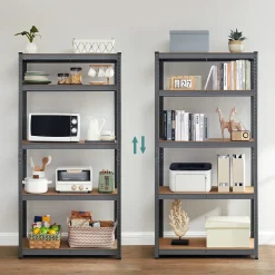 SONGMICS Schwerlastregale, 2er Set, Kellerregale, Lagerregale, 180 X 90 X 40 Cm, Steckregale, Jeweils Bis 875 Kg Belastbar Und 5 Verstellbare Ablagen, Verstärktes Stahlgestell, Grau GLR040G02 13 SONGMICS Schwerlastregale, 2er Set, Kellerregale, Lagerregale, 180 X 90 X 40 Cm, Steckregale, Jeweils Bis 875 Kg Belastbar Und 5 Verstellbare Ablagen, Verstärktes Stahlgestell, Grau GLR040G02 -Garten- & Gewächshäuser Geschäft fabde9854513397d23f62904ec99b6e7