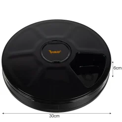 Purlove Futterautomat Für Haustiere 6 Kammern Futternapf Zeitgesteuert 20759 -Garten- & Gewächshäuser Geschäft facc34844084902c5a6ffca42eeddaa6