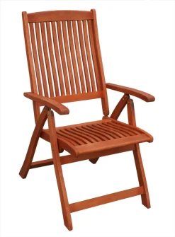 KMH® Eukalyptus Hochlehner Mit Verst. Rückenlehne