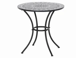 Siena Garden Como Tisch Rund Ø 70cm Schwarz Matt / Mosaikoptik -Garten- & Gewächshäuser Geschäft fb1e5fe13612cf06fe03065a0dc825cb