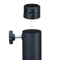 Relaxdays Sonnenschirmständer Schwarz-gold Rosen -Garten- & Gewächshäuser Geschäft fb6f2e6f11255aef48fb7017c9cf026f