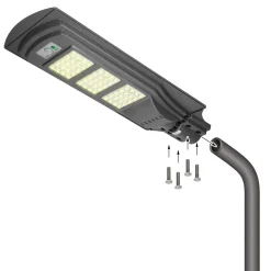 ECD Germany LED Solar Straßenlampe 60W Mit Lichtsteuerung Und Radar-Sensor - 60 LEDs - KaltWeiß - Wasserdicht IP65 - Für Outdoor Garten Wege Einfahrten - Straßenlaterne Straßenleuchte Solarleuchte 13 ECD Germany LED Solar Straßenlampe 60W Mit Lichtsteuerung Und Radar-Sensor - 60 LEDs - KaltWeiß - Wasserdicht IP65 - Für Outdoor Garten Wege Einfahrten - Straßenlaterne Straßenleuchte Solarleuchte -Garten- & Gewächshäuser Geschäft fbadde06a93e1965d784dee9efecb100
