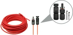 APV 1 Paar Solarkabel Verlängerungskabel MC4 Stecker Buchse 4mm² 1500V DC Rot/Schwarz 15m IP67 -Garten- & Gewächshäuser Geschäft fbd1e46cb8e9fd49effb19735184b744