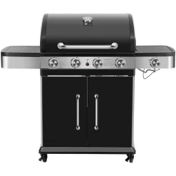 El Fuego Gasgrill / Grillwagen Burlington 4 Brenner +1 Seitenbrenner, Grillfäche 70x42cm -Garten- & Gewächshäuser Geschäft fbdcf75f7db54234e8c92c32444c2f40