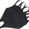 ONVAYA® Mund- Und Nasenmaske | 5 Stück | Schwarz | Atemschutzmaske | Wiederverwendbare Maske | Waschbar | Schutzmaske Aus Baumwolle Mit Innentasche Für Filter | Gesichtsmaske