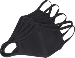 ONVAYA® Mund- Und Nasenmaske | 5 Stück | Schwarz | Atemschutzmaske | Wiederverwendbare Maske | Waschbar | Schutzmaske Aus Baumwolle Mit Innentasche Für Filter | Gesichtsmaske